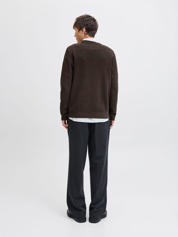 JACK & JONES Sweater 'Blamilano' in Brown