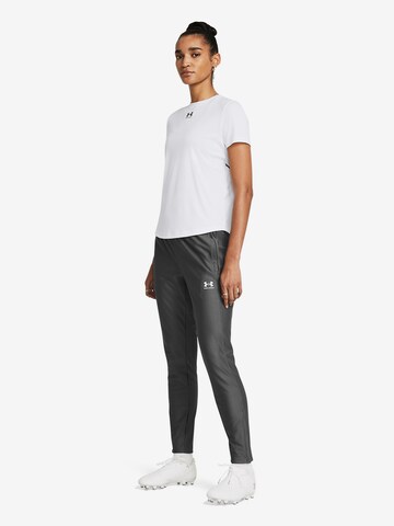 UNDER ARMOUR Slimfit Sportbroek 'Challenger' in Grijs