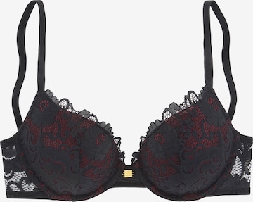 JETTE - Push-up Sujetador en negro: frente