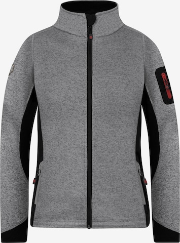 normani Athletic fleece jacket 'Pukaskwa' in Grey: front