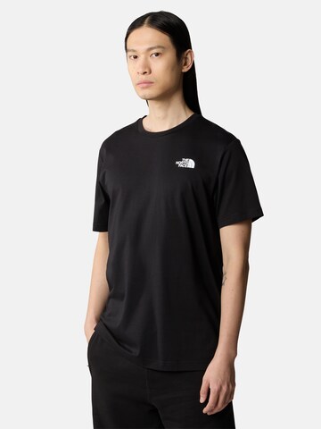 Tricou 'REDBOX' de la THE NORTH FACE pe negru: față