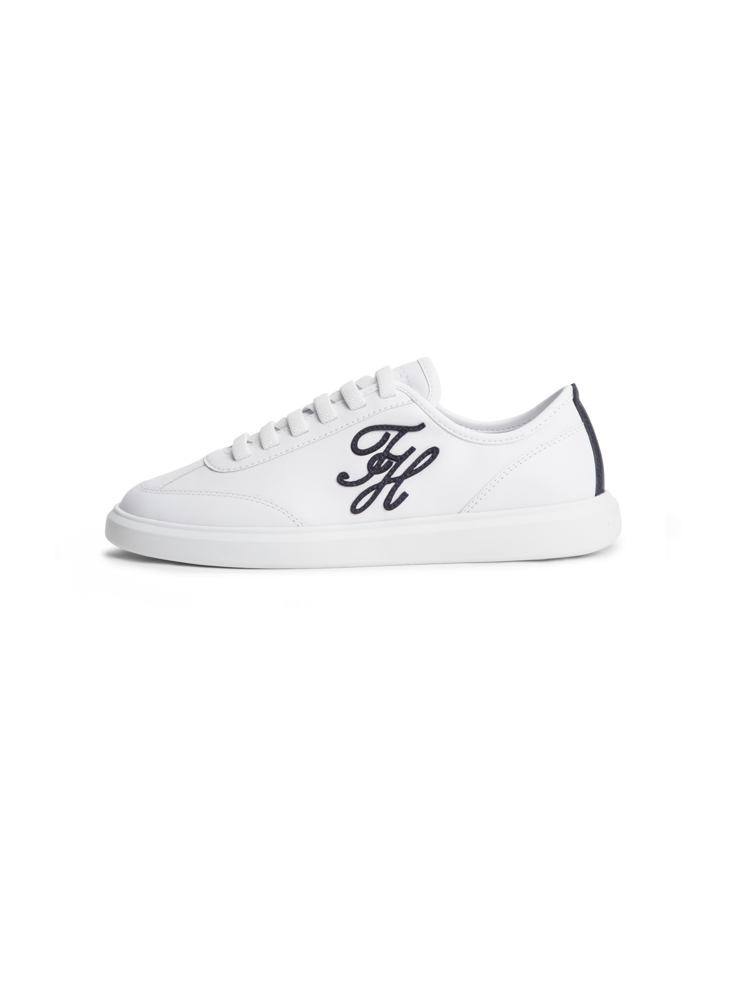 Sneaker low de la TOMMY HILFIGER pe alb: față