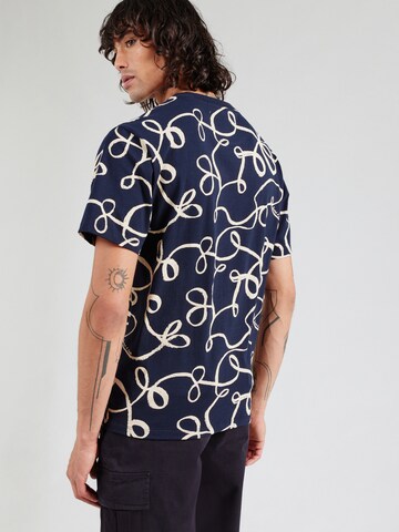 SCOTCH & SODA T-shirt i blå