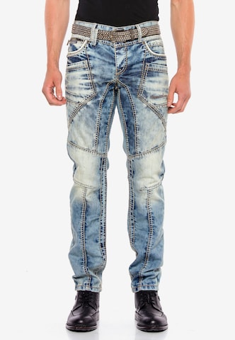 CIPO & BAXX Regular Jeans 'CD535' in Blauw: voorkant