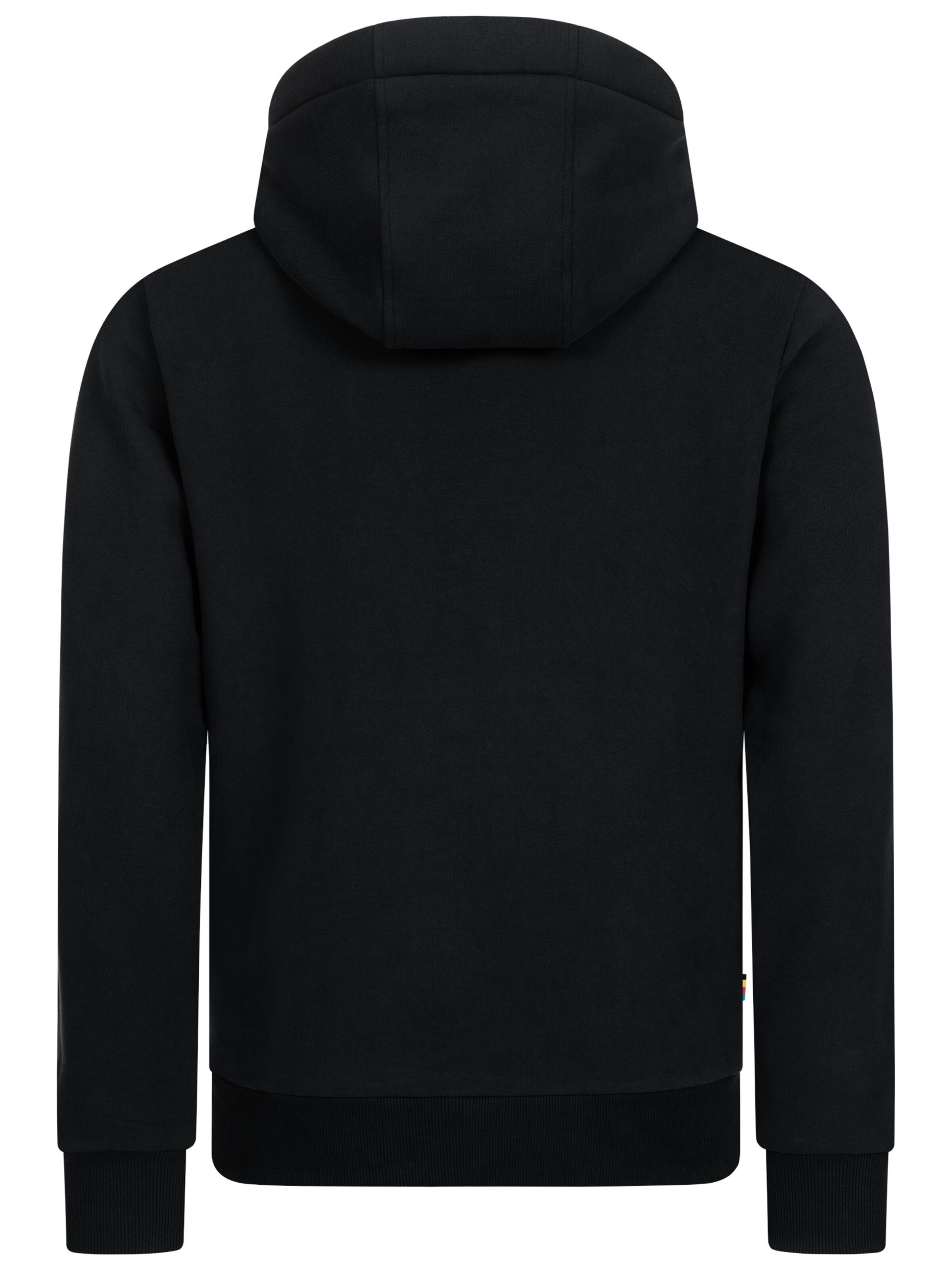 deproc Sweatshirt 'LinusCMYK II MN' in Black