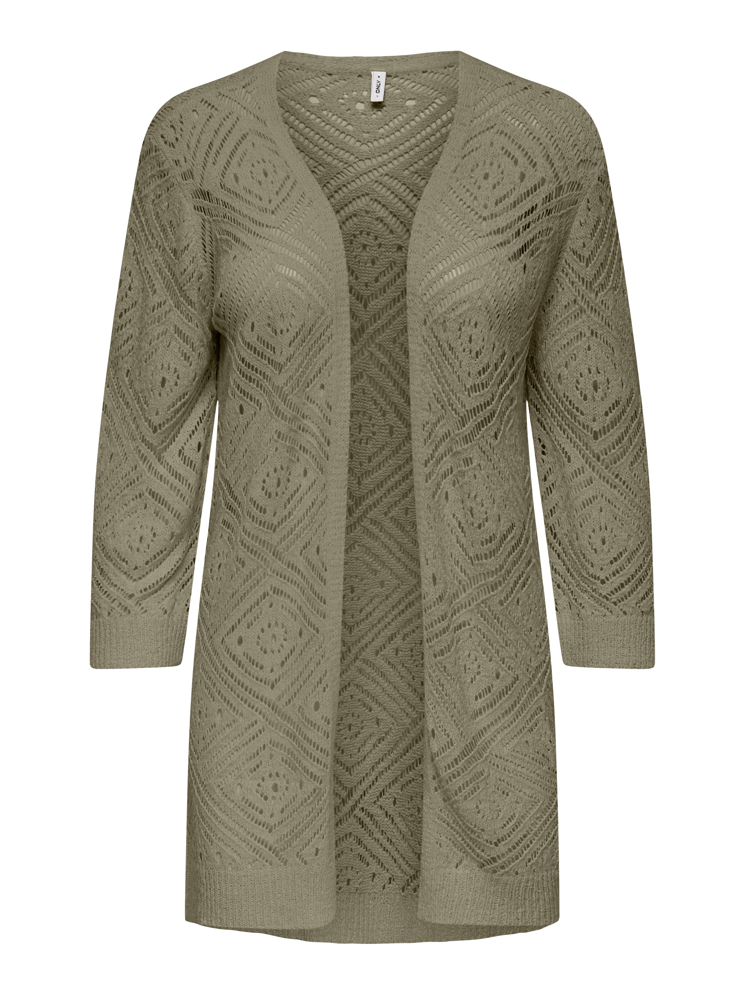 ONLY Strickjacke in Grün: Vorderseite