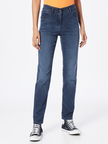 GERRY WEBER Jeans in Blauw: voorkant