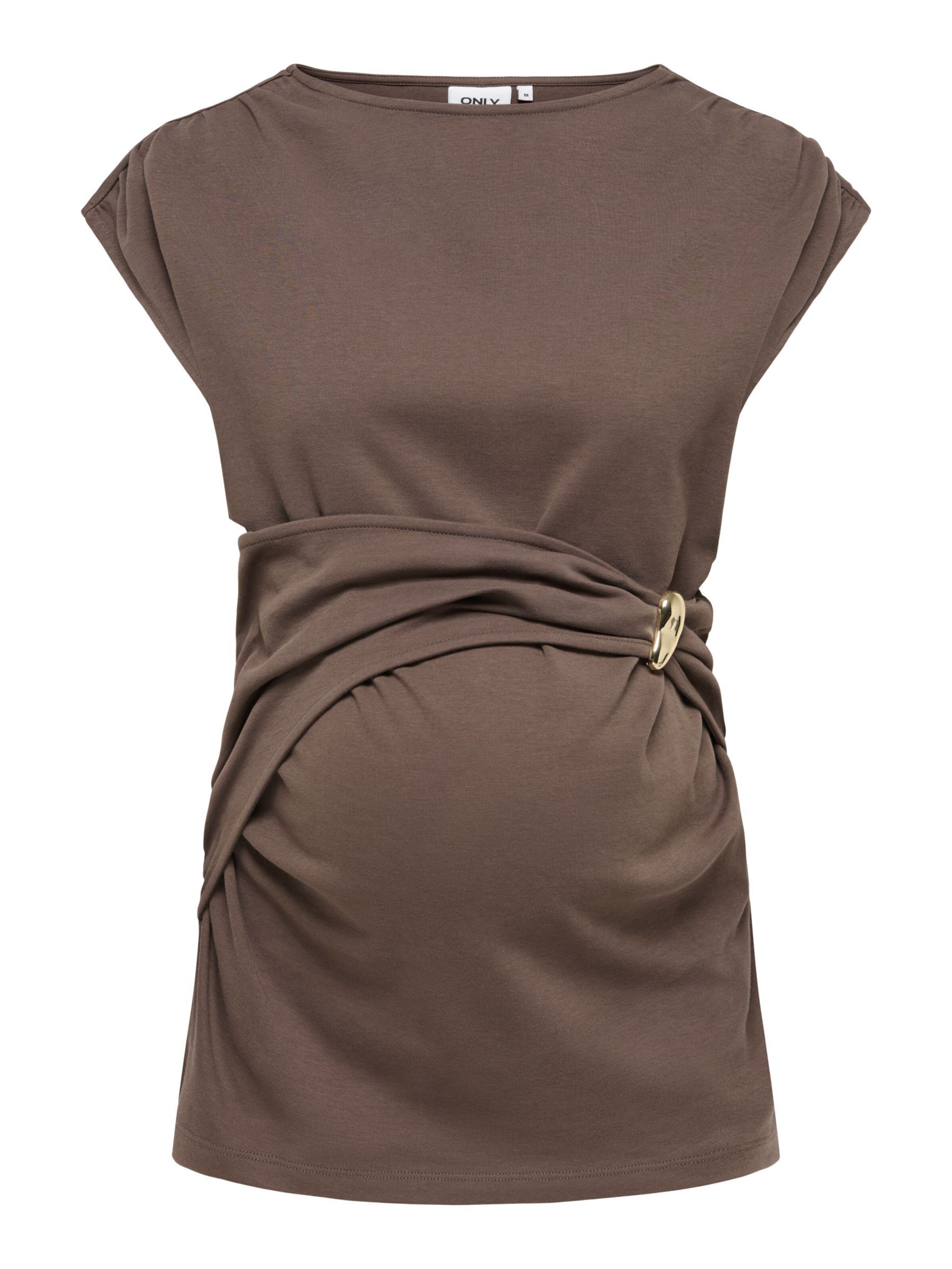 Maglietta 'OLMEvalyn' di Only Maternity in marrone