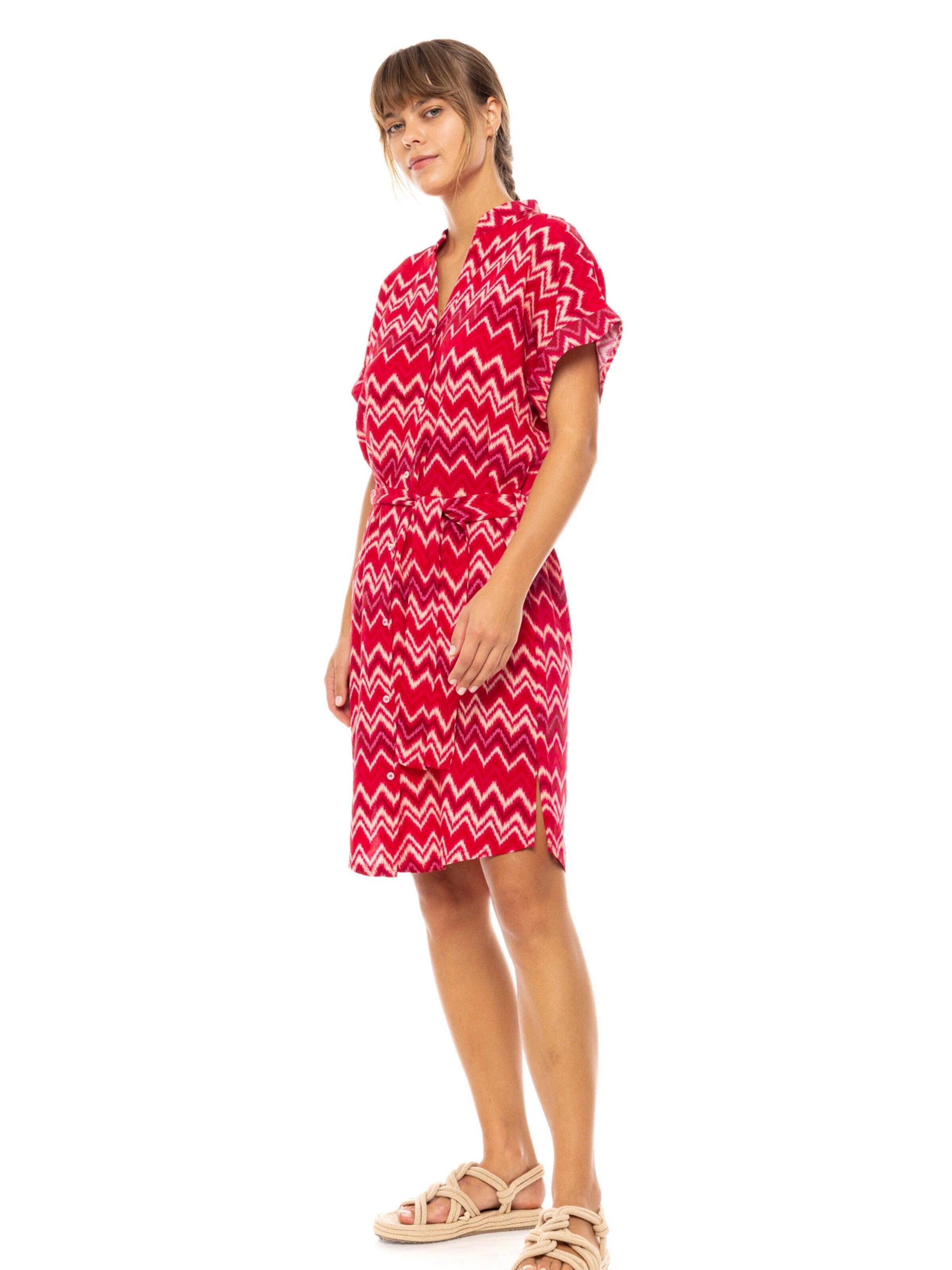 Pink Label Zomerjurk in Rood