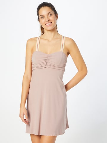 LingaDore Negligee in Beige: front
