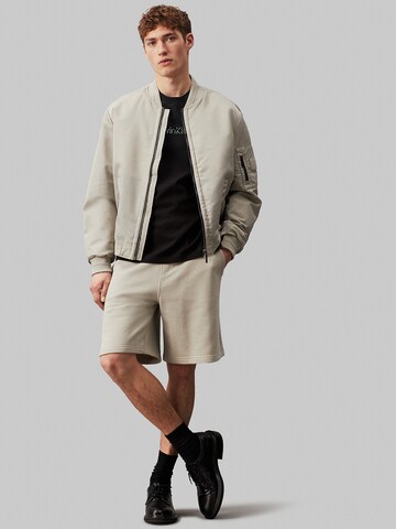 Calvin Klein Regular Shorts 'Terry' in Beige