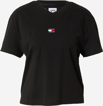 Tricou 'Classic' de la Tommy Jeans pe negru: față