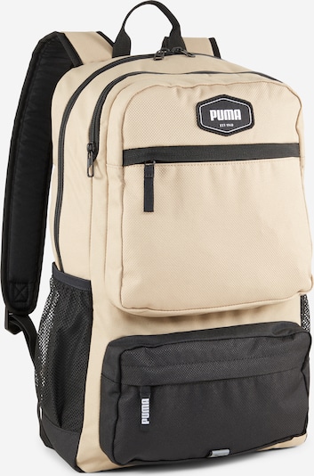 PUMA Backpack 'Deck II' in Light beige / Black / White, Item view