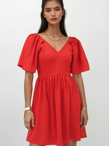 Trend Alaçatı Stili Платье в Красный