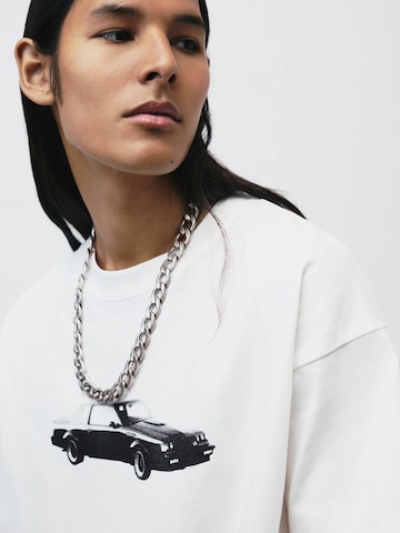 Pull&Bear T-Shirt in Weiß