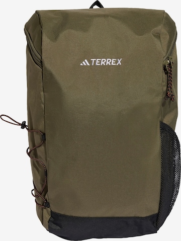 ADIDAS TERREX Sports backpack 'Essentials' in Green: front