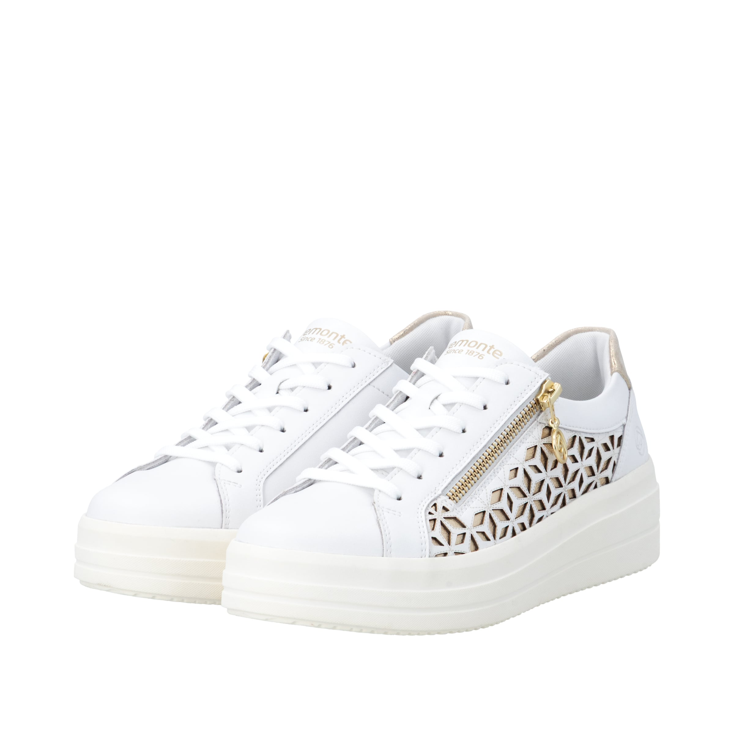 Baskets basses REMONTE en blanc