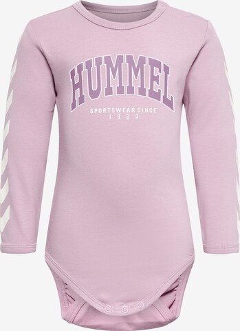 Hummel Rompertje/body in Lila: voorkant