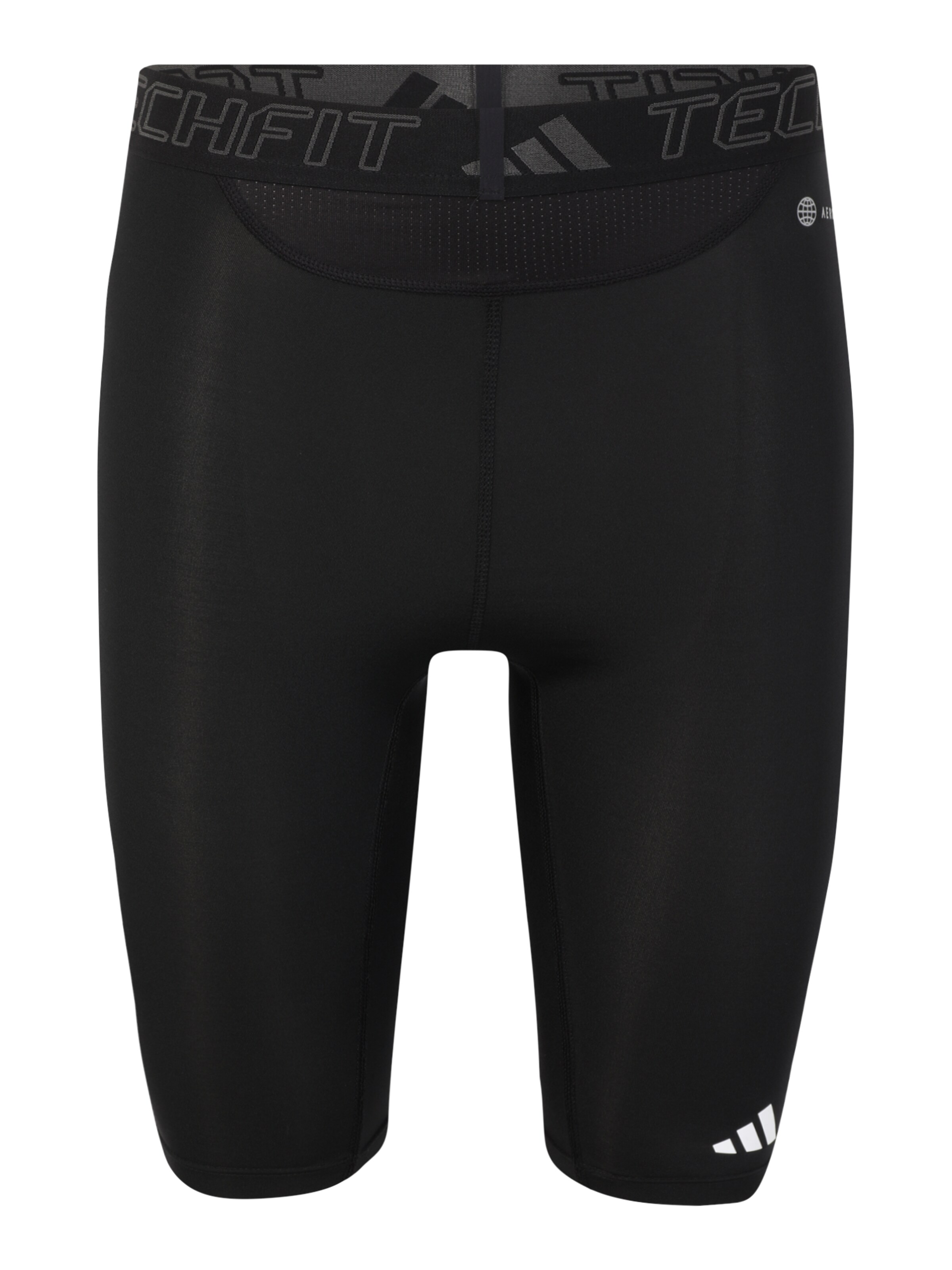 Skinny Pantalon de sport 'Techfit' ADIDAS PERFORMANCE en noir : devant
