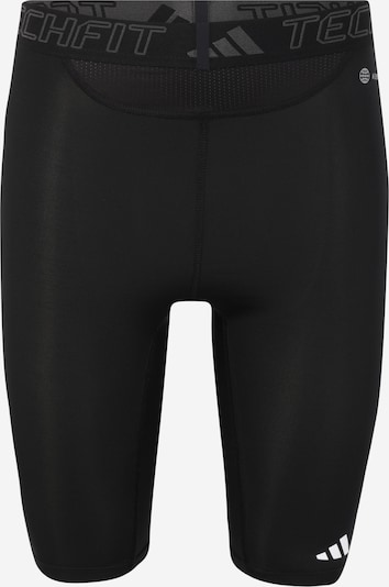 ADIDAS PERFORMANCE Спортивные штаны 'Techfit ' в Серебристо-серый / Черный, Обзор товара
