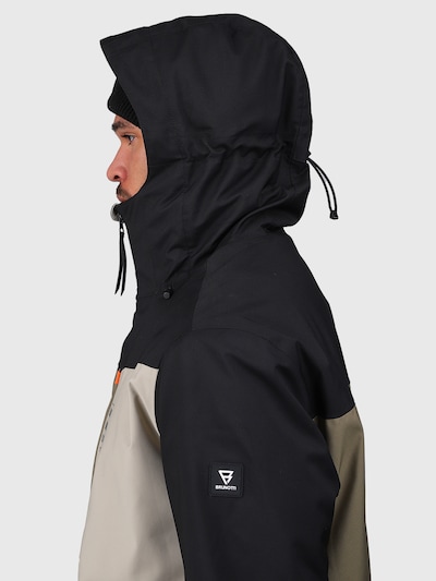 BRUNOTTI Skijacke in beige / braun / schwarz, Produktansicht