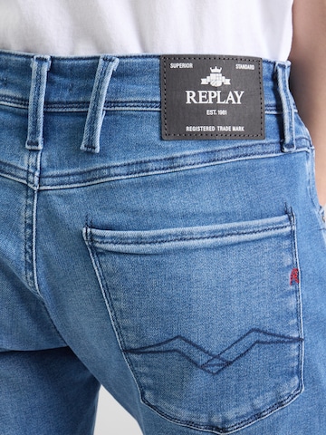 REPLAY Slimfit Jeans 'Anbass' i blå