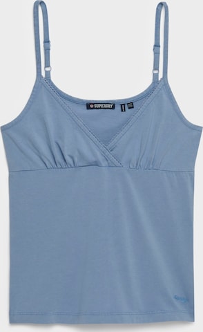 Superdry & Co Top 'Athletic Essentials' in Blau: Vorderseite