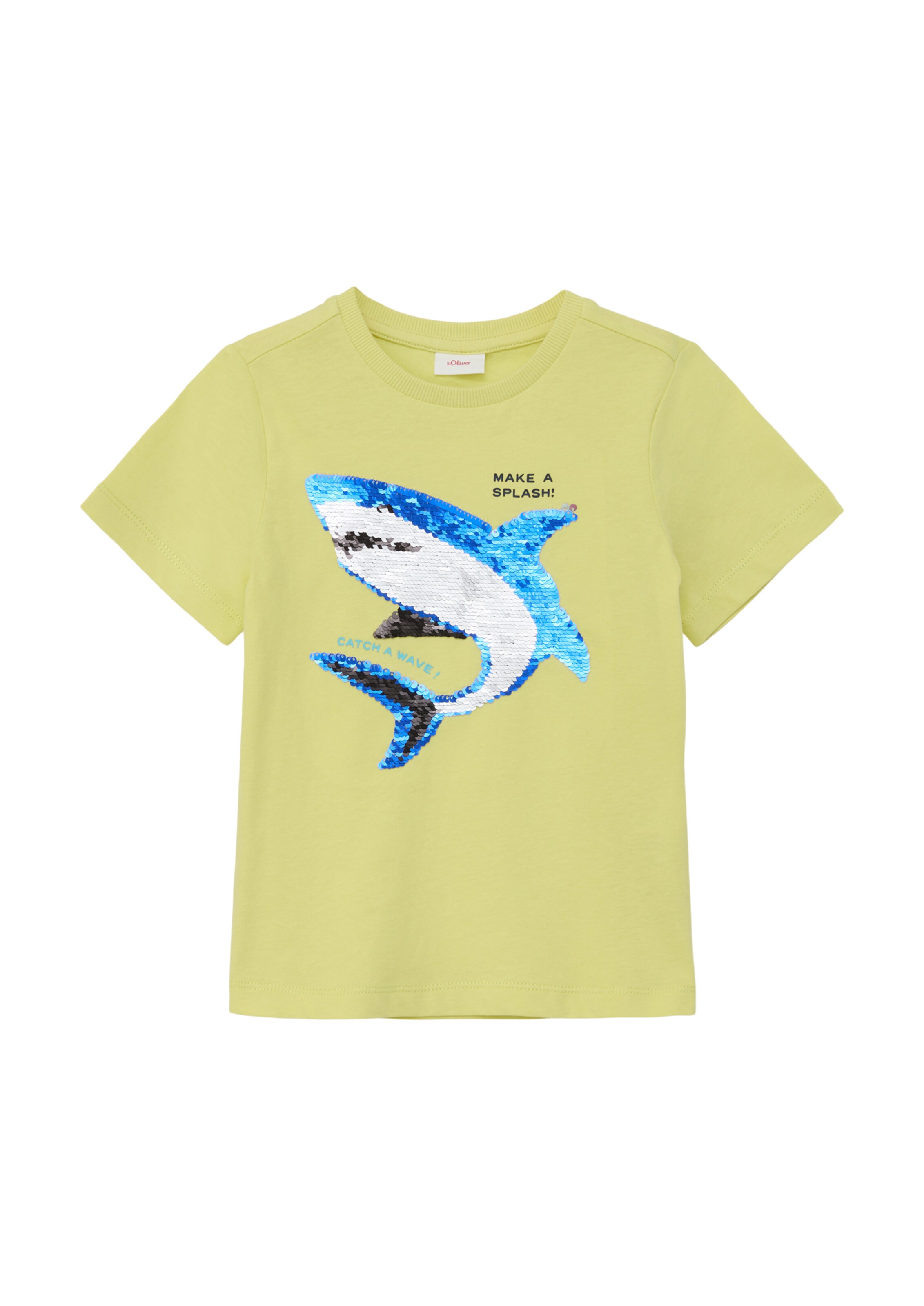 T-Shirt s.Oliver en jaune : devant