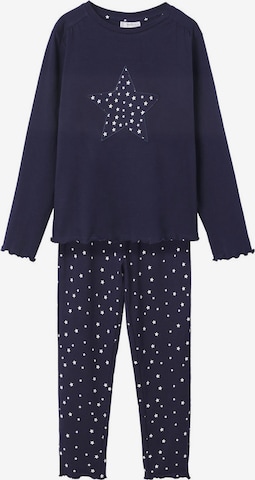 MANGO KIDS Pyjama 'Estela' in Blau: front