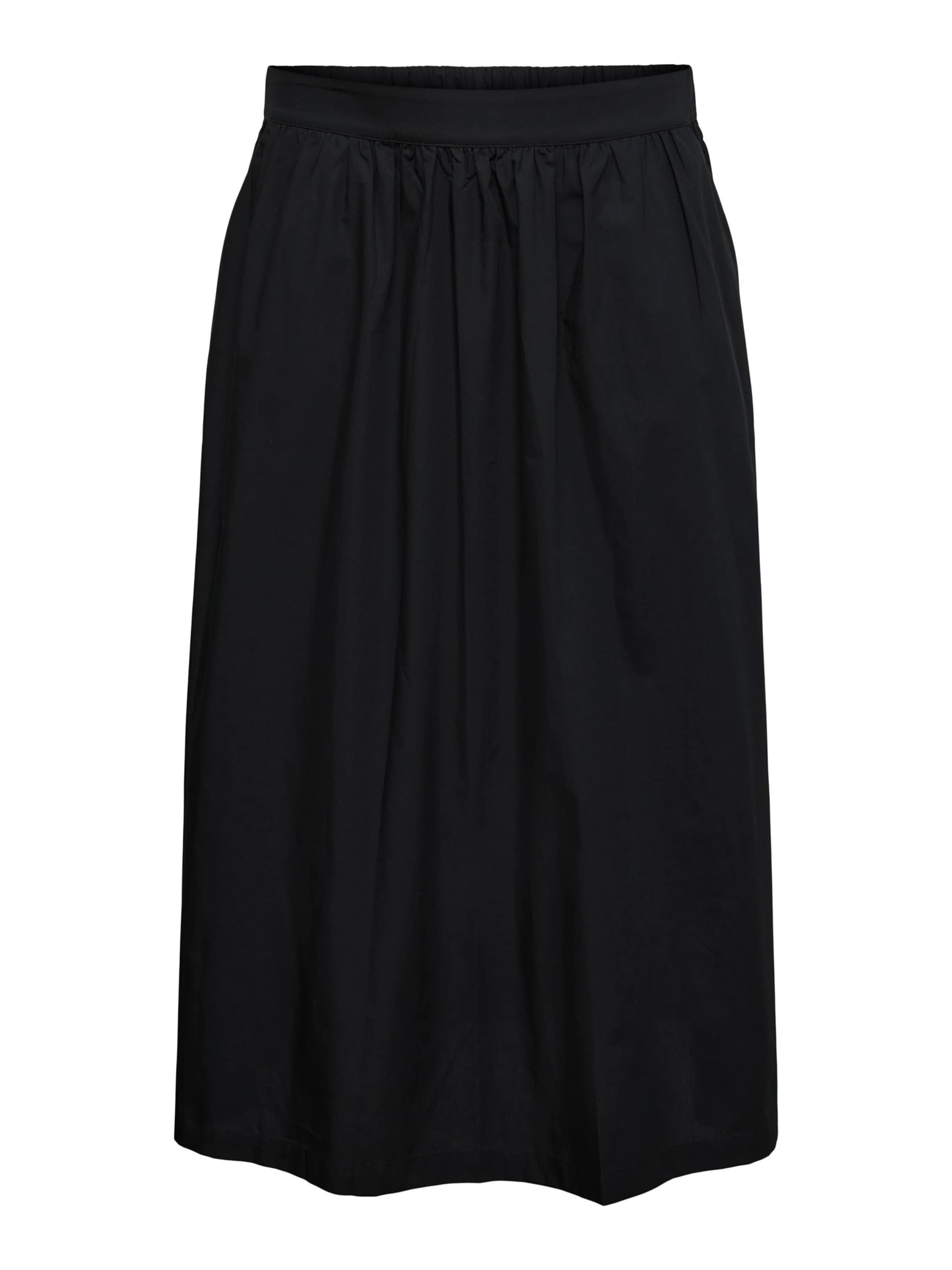 Vero Moda Curve Rok in Zwart: voorkant