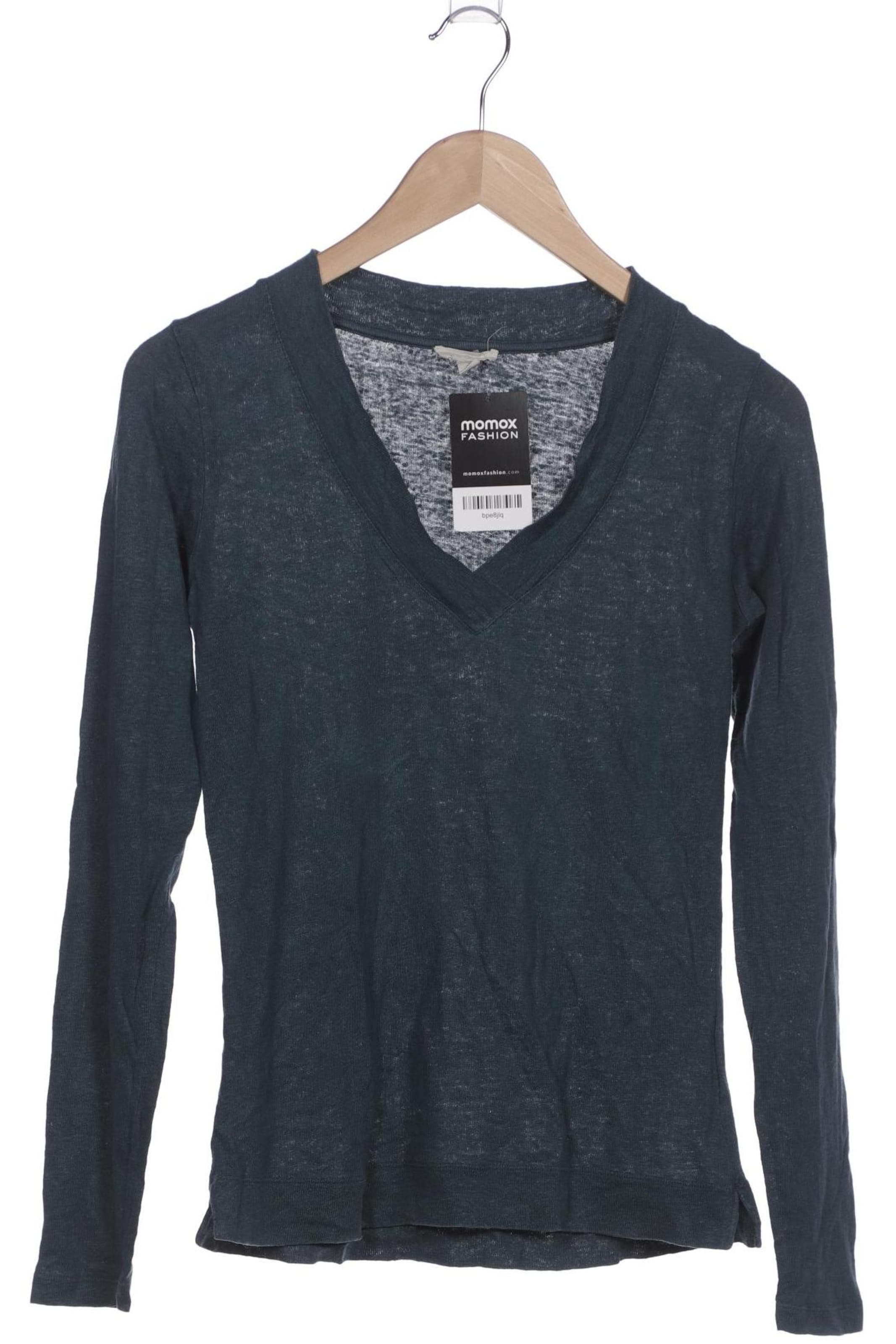 Grüne Erde Langarmshirt XS in Grün: Vorderseite