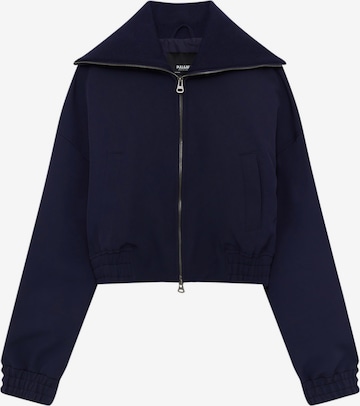 Pull&Bear Between-Season Jacket in Blue: front