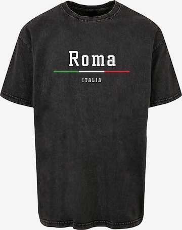 Merchcode Shirt 'Roma' in Schwarz: predná strana