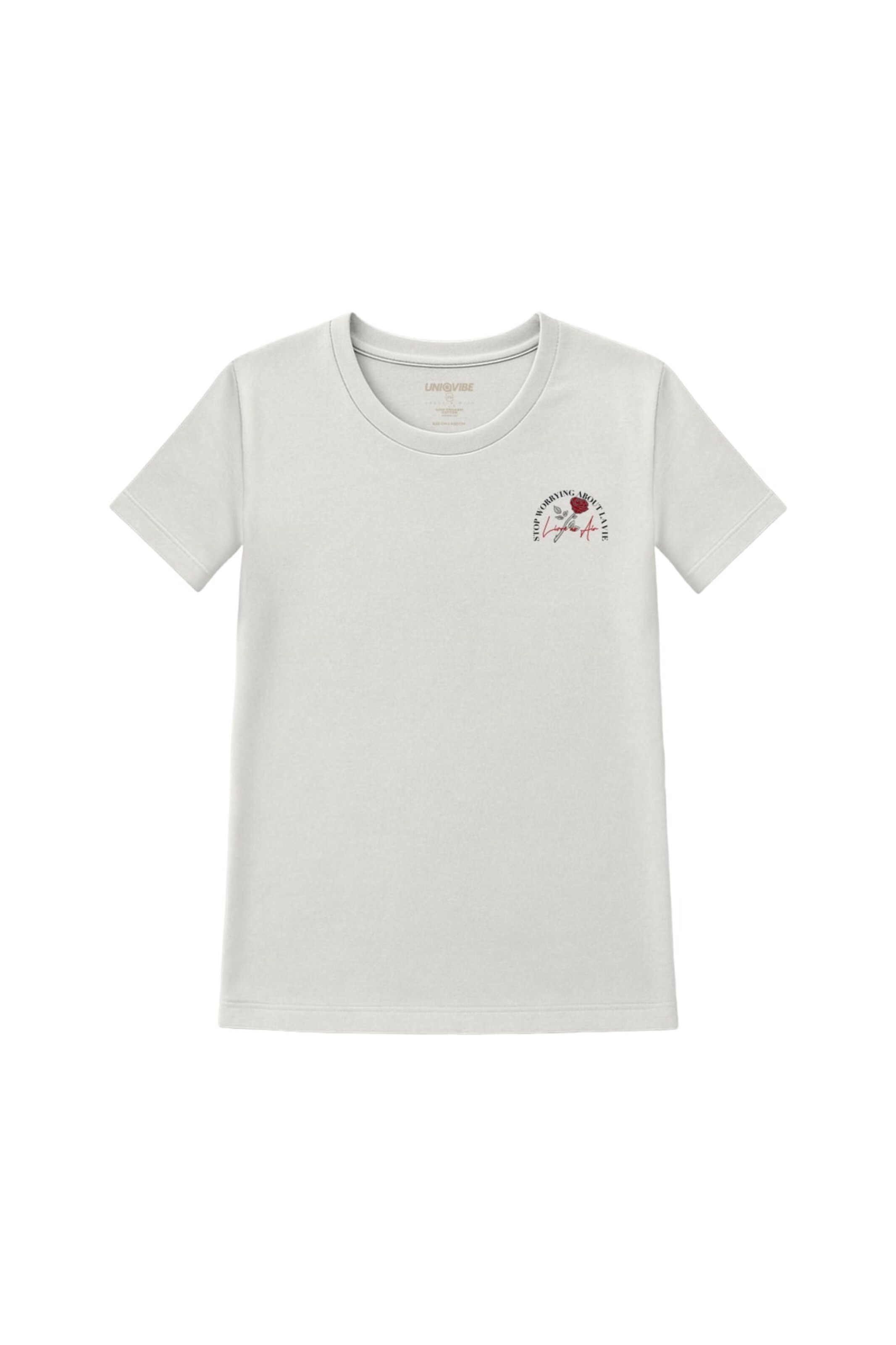 UNIQVIBE Shirt in White: front