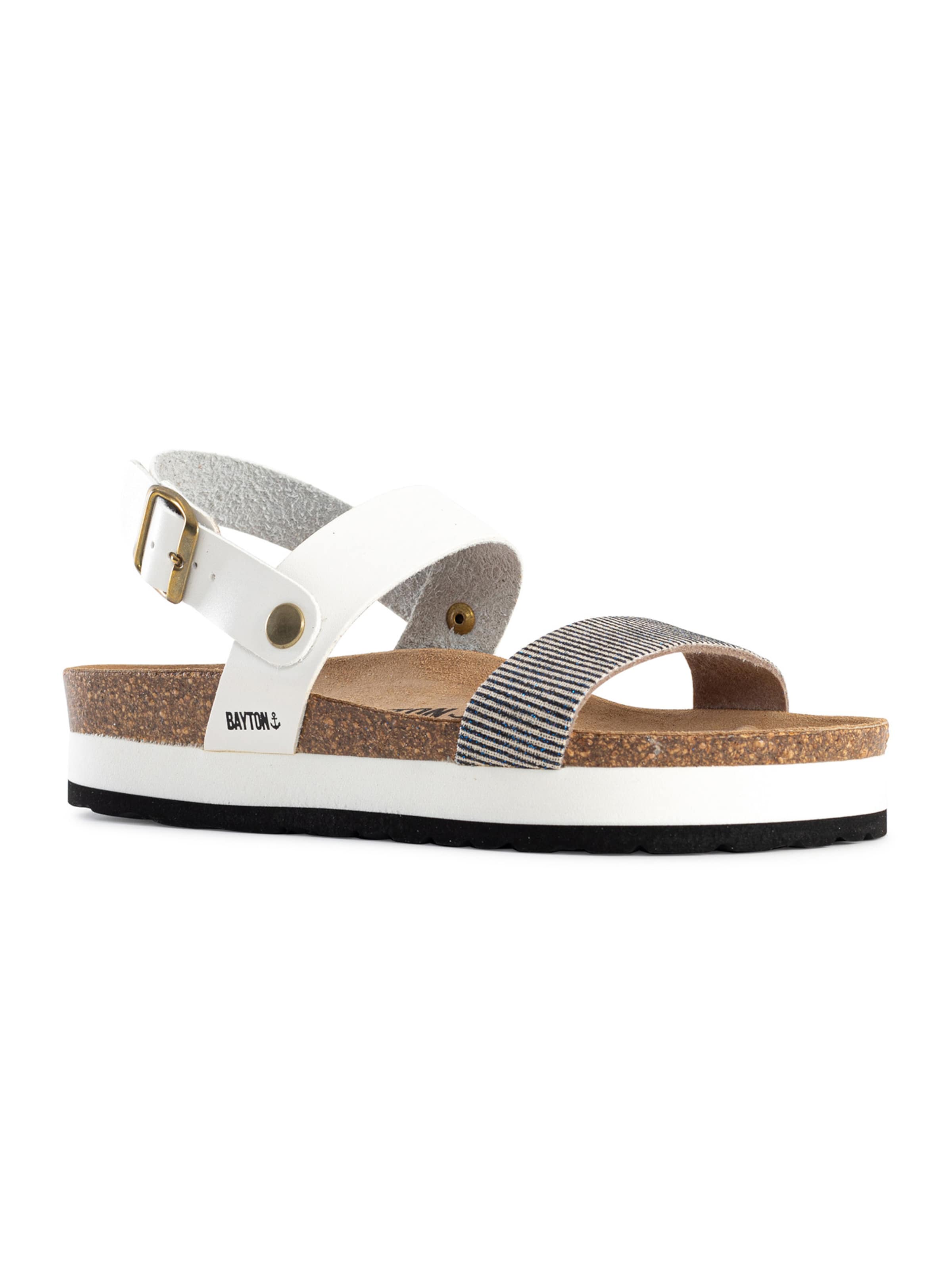 Bayton Remmisandaalit 'Almeria' värissä valkoinen