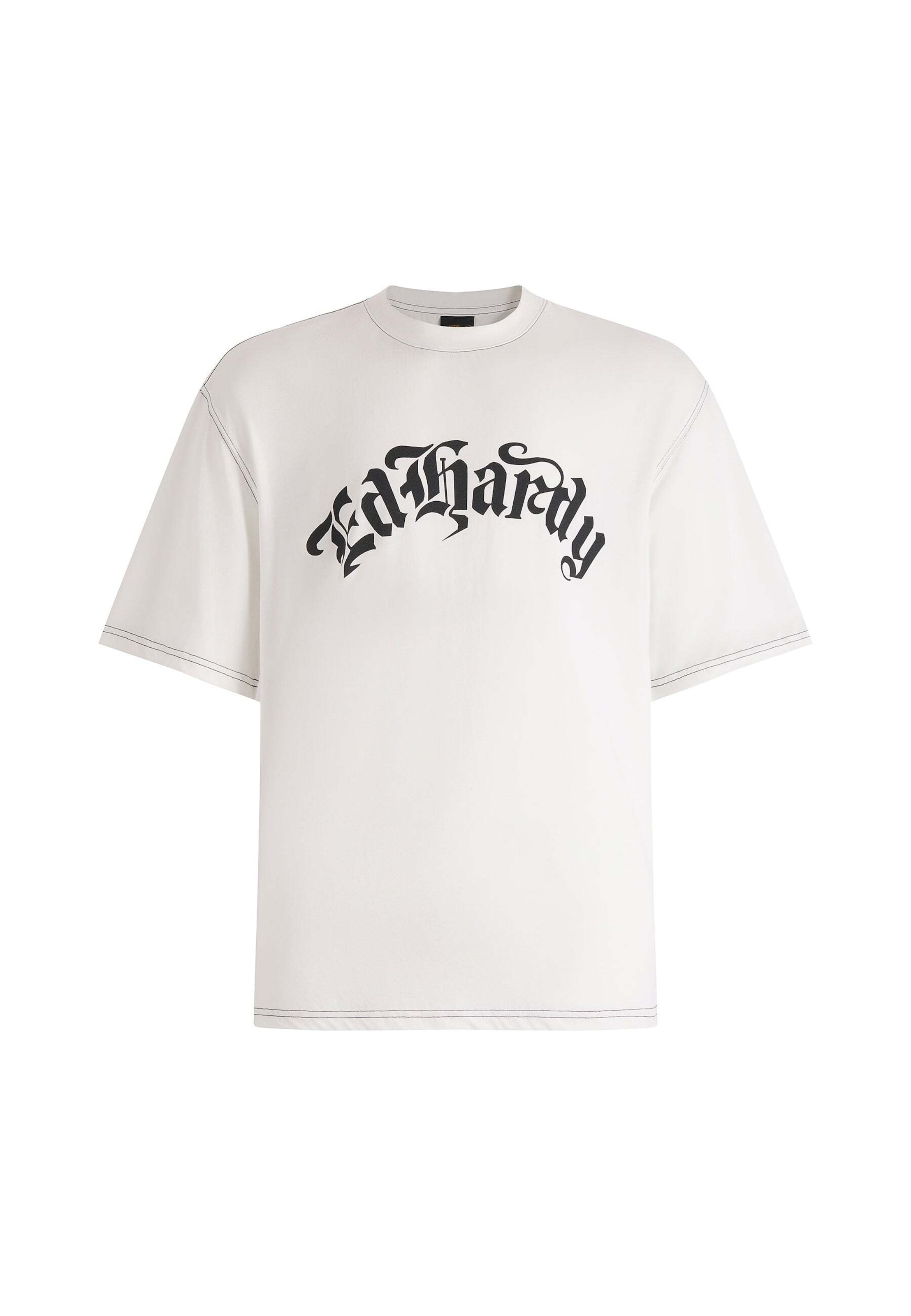 Ed Hardy Shirt 'Black Widow' in White: front