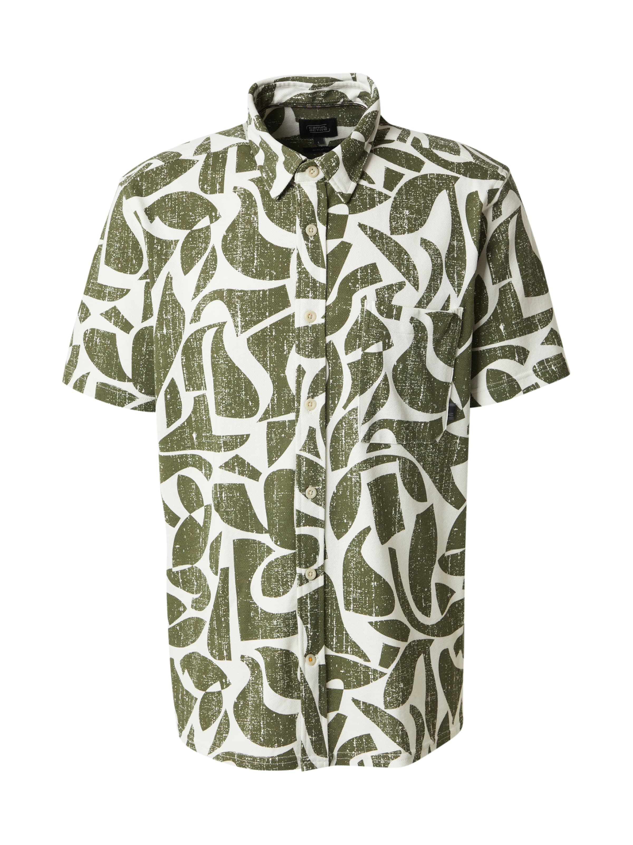 CAMEL ACTIVE Regular fit Button Up Shirt in Green: front