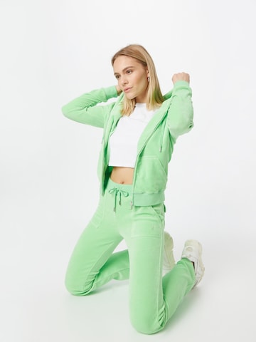 Juicy Couture Black Label Bluza rozpinana 'ROBERTSON' w kolorze zielony