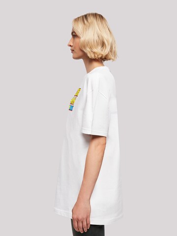 F4NT4STIC Oversized Shirt 'Wonder Woman Text Logo' in White