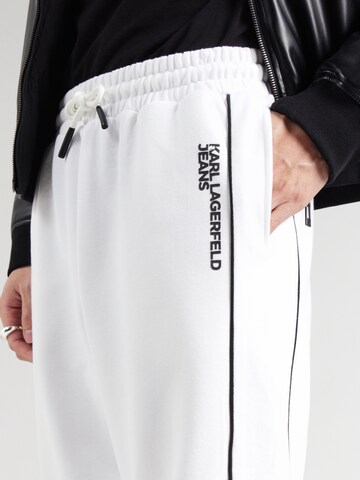 KARL LAGERFELD JEANS Конический (Tapered) Штаны в Белый