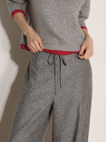 Wide leg Pantaloni ' ' di Apricot in grigio