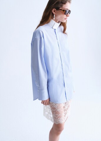 MANGO Blouse 'Anari' in Blue