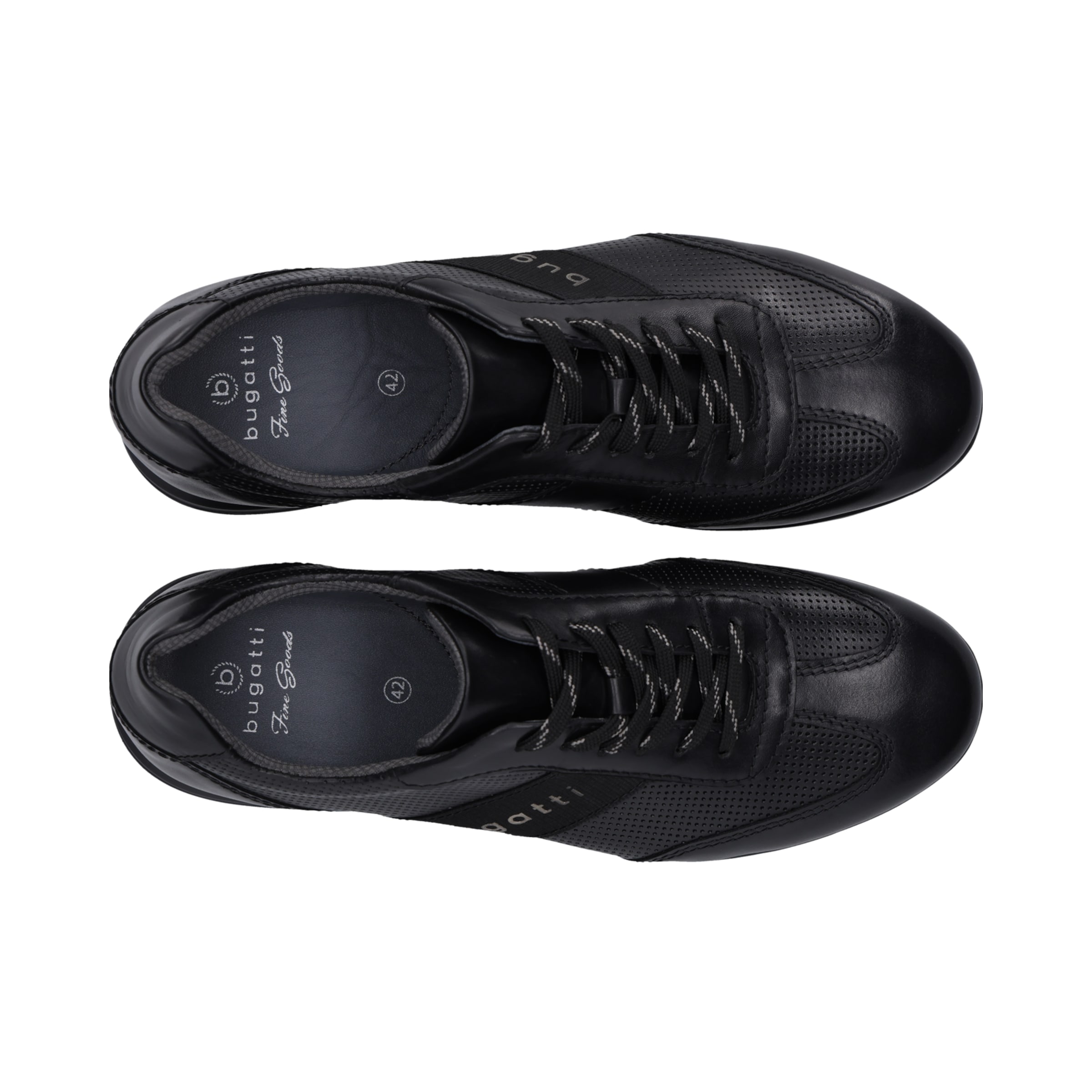 Sneaker bassa di bugatti in nero