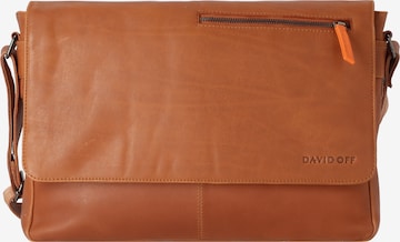 Davidoff Crossbody Bag in Brown: front