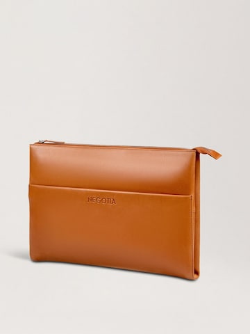 NEGOTIA Leather - Bolsa para portátil 'Notion 15.6 inch' en marrón