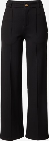 GARCIA Wide leg Broek in Zwart: voorkant