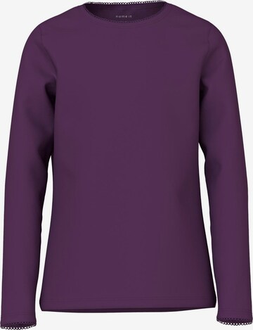 T-Shirt NAME IT en violet : devant