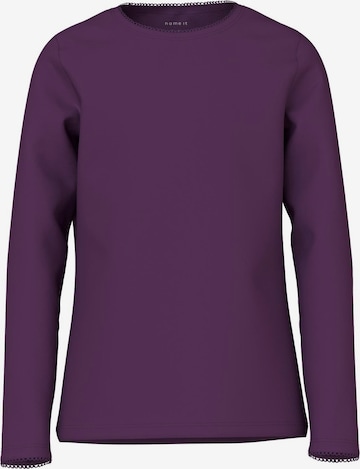 NAME IT - Camisola em roxo: frente