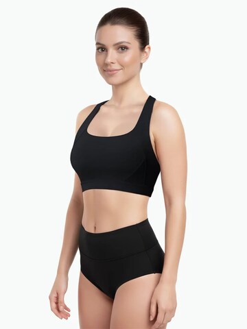 Shapetape Klassiek Sport bh 'Sport BH met Crossback' in Zwart