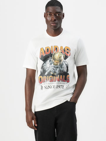 ADIDAS ORIGINALS Bluser & t-shirts 'TREFOIL SERIES REGULAR' i hvid